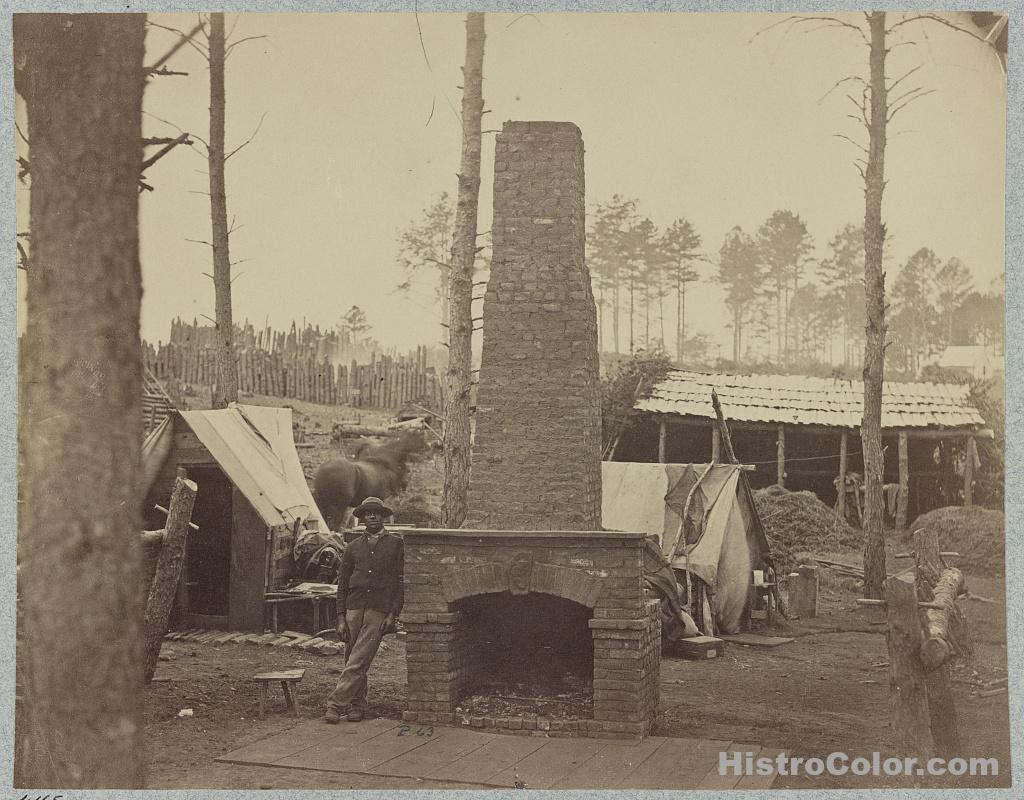 Breaking Camp At Brandy Station VA