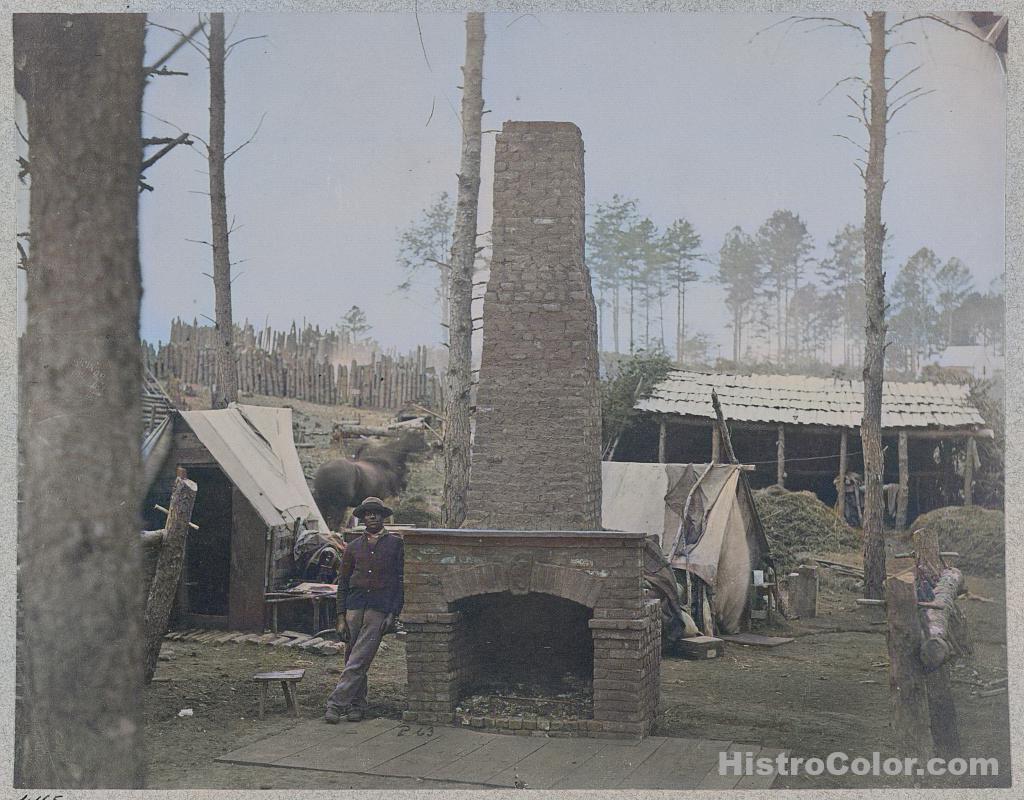 Breaking Camp At Brandy Station VA