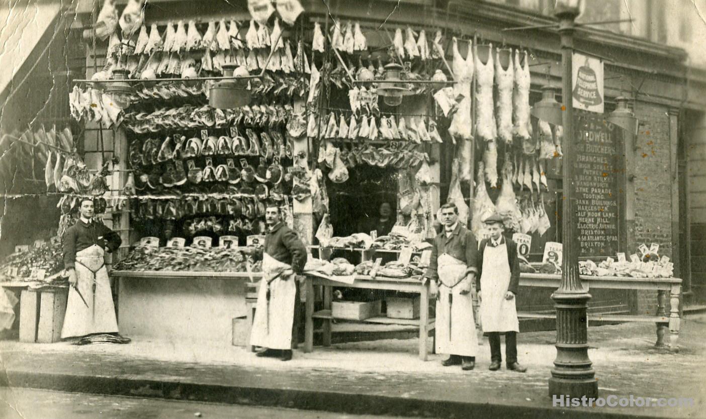 London Butcher from the Late 1900's