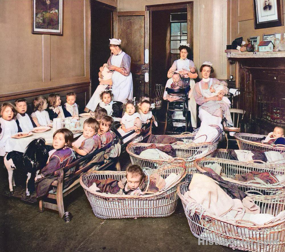Children In A London Orphanage