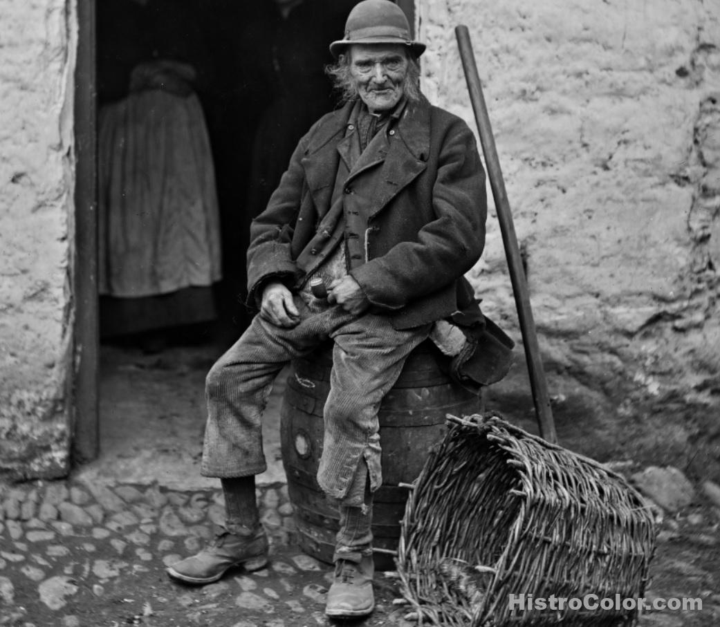 Older Irish Croft Farmer