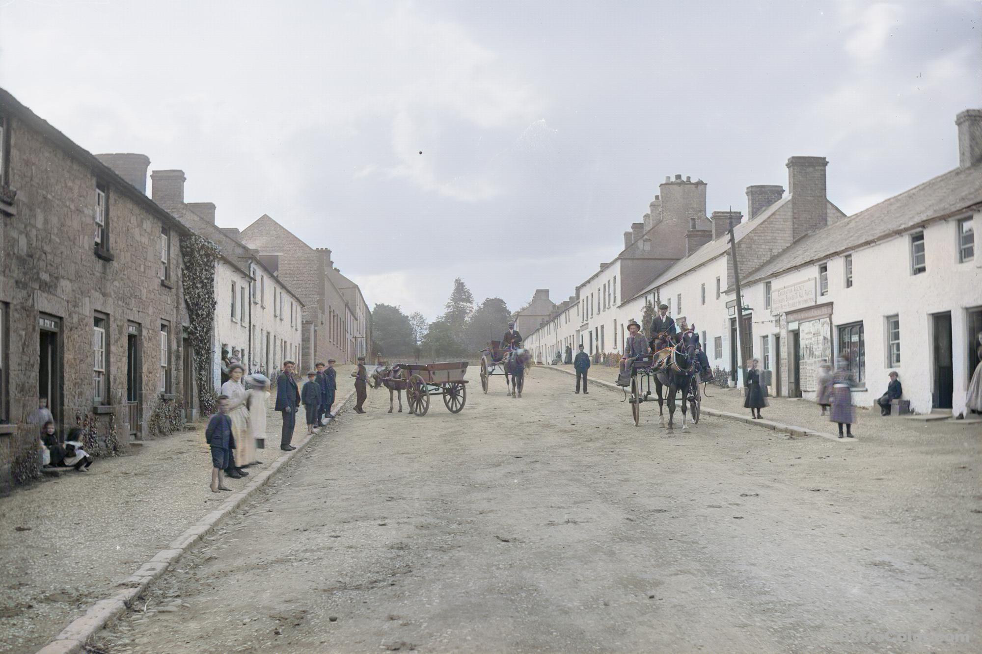Irish Village During Potato Famine