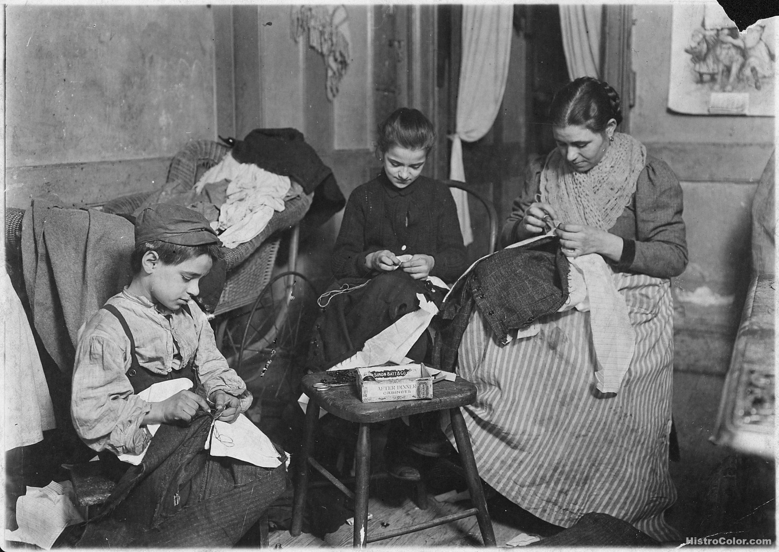 Family Sowing To Make Money