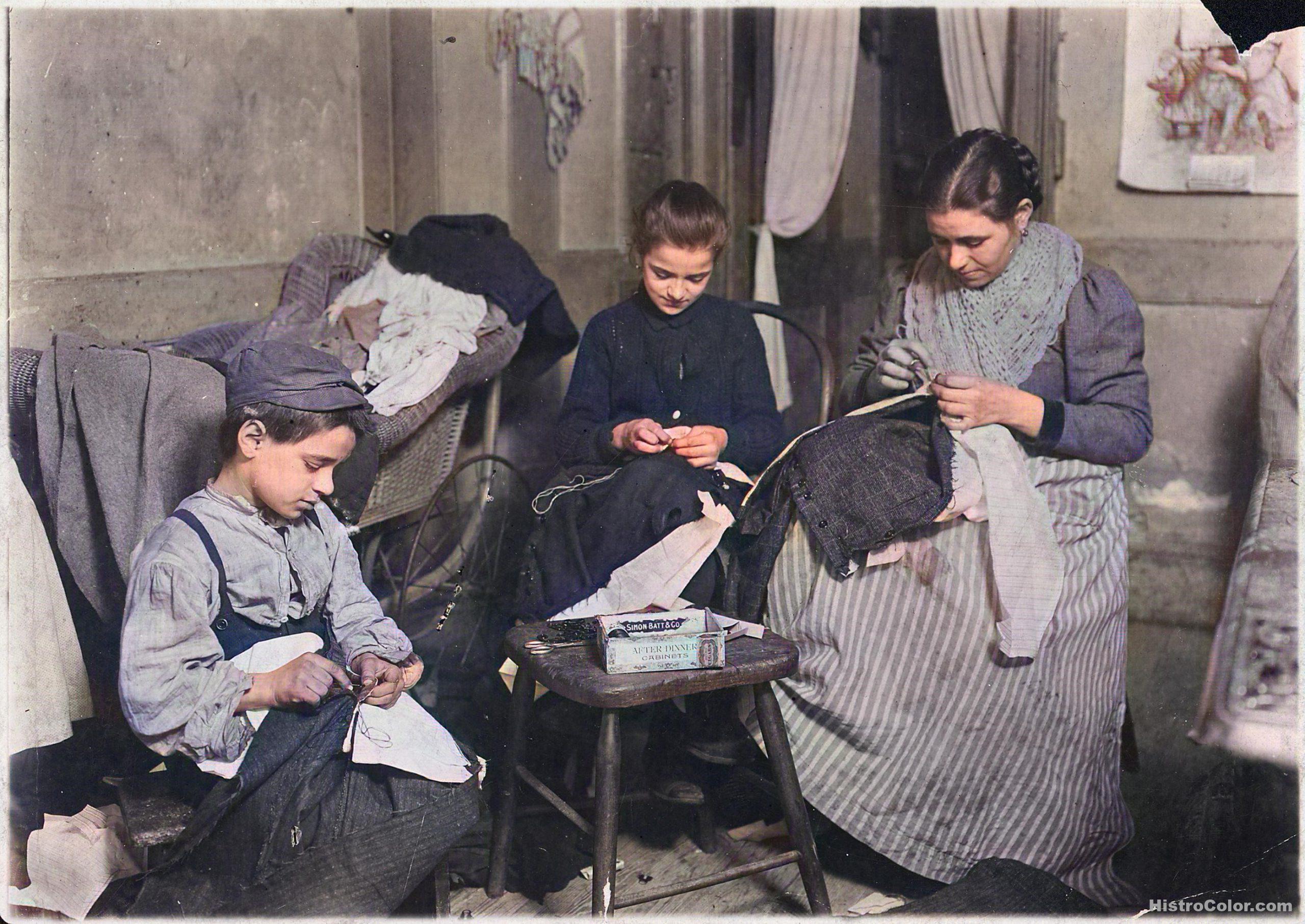 Family Sowing To Make Money