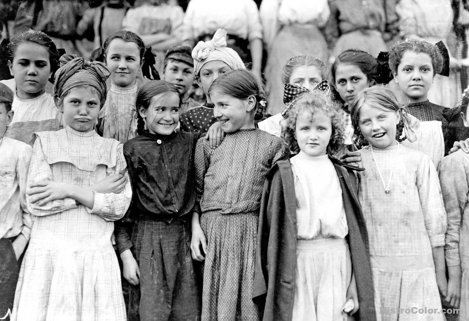 Young Working Girls Group Picture