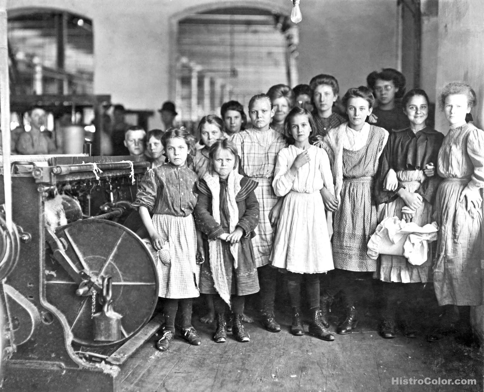 Children Working in Mill