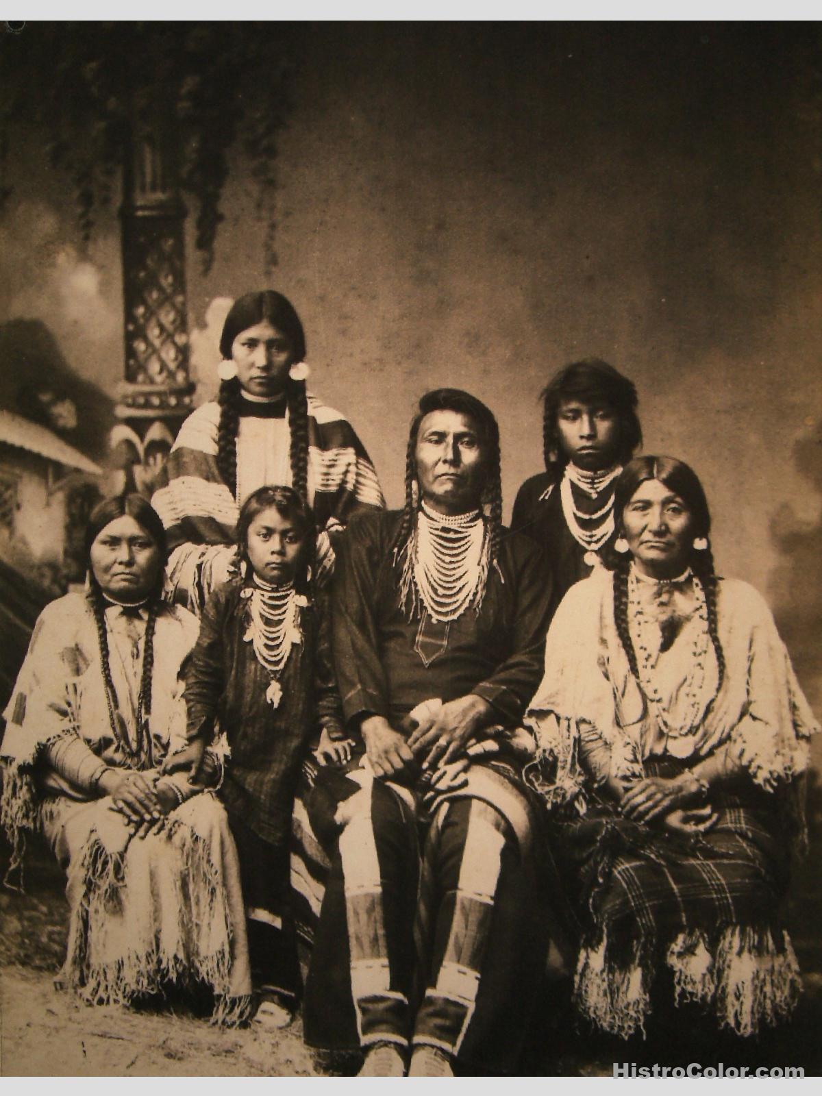 Chief Joseph And His Family