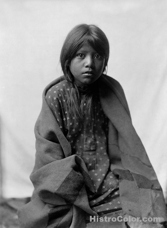 Young Girl From The Taos Tribe