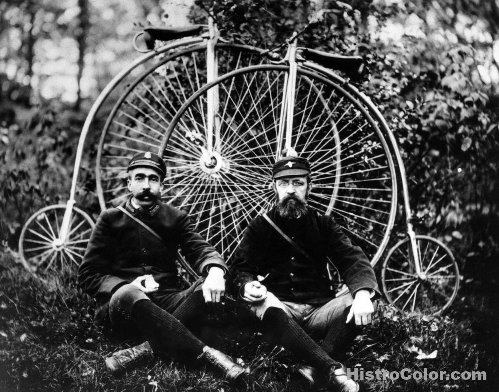 Two Penny Farthing Bikes