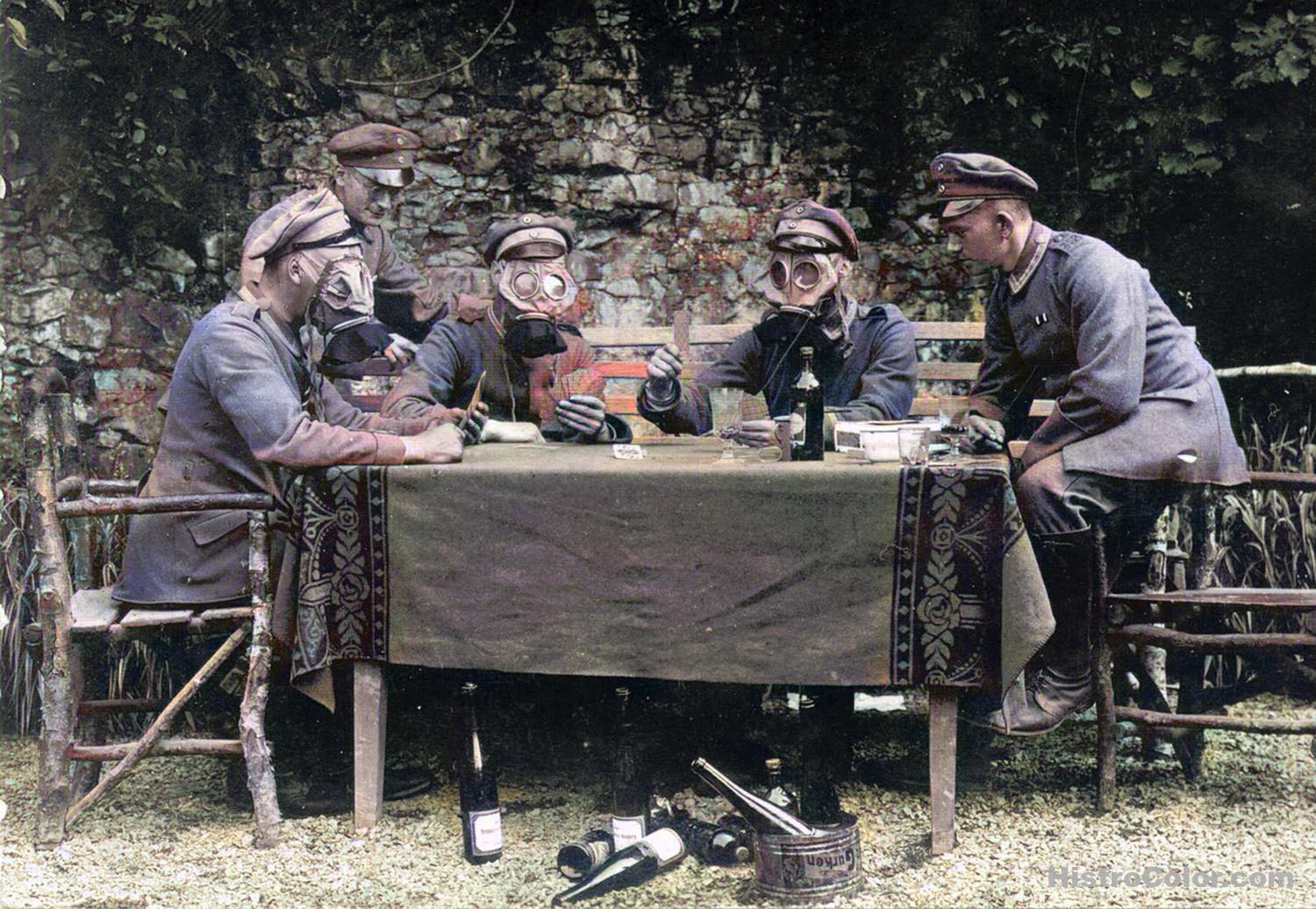 German NCOs Pose For Camera