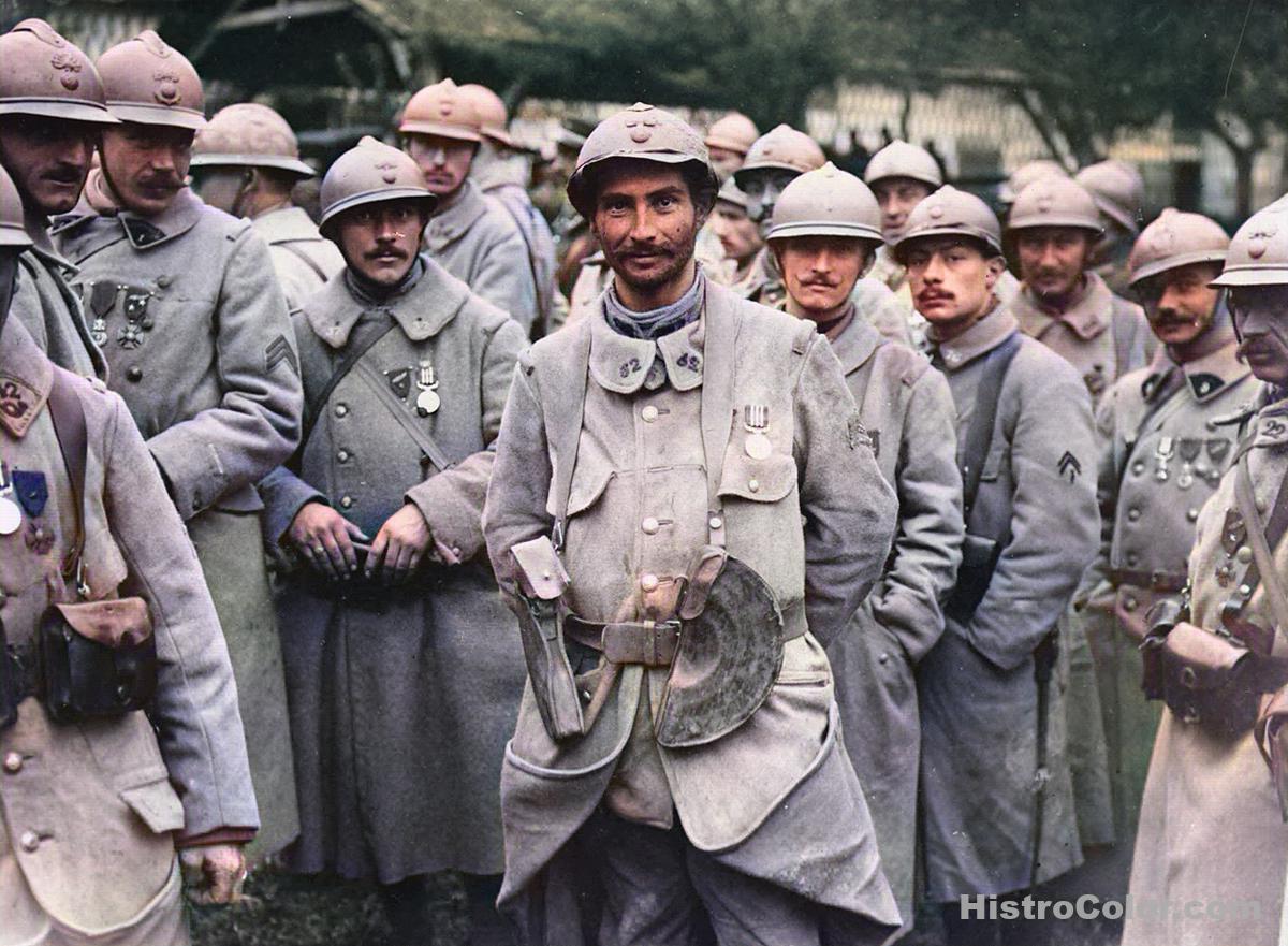 French Soldiers In WW1